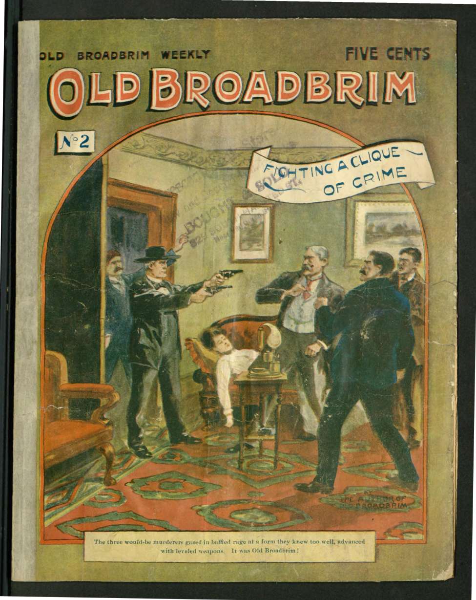 Book Cover For Old Broadbrim Weekly 2 - Old Broadbrim Fighting a Clique of Crime