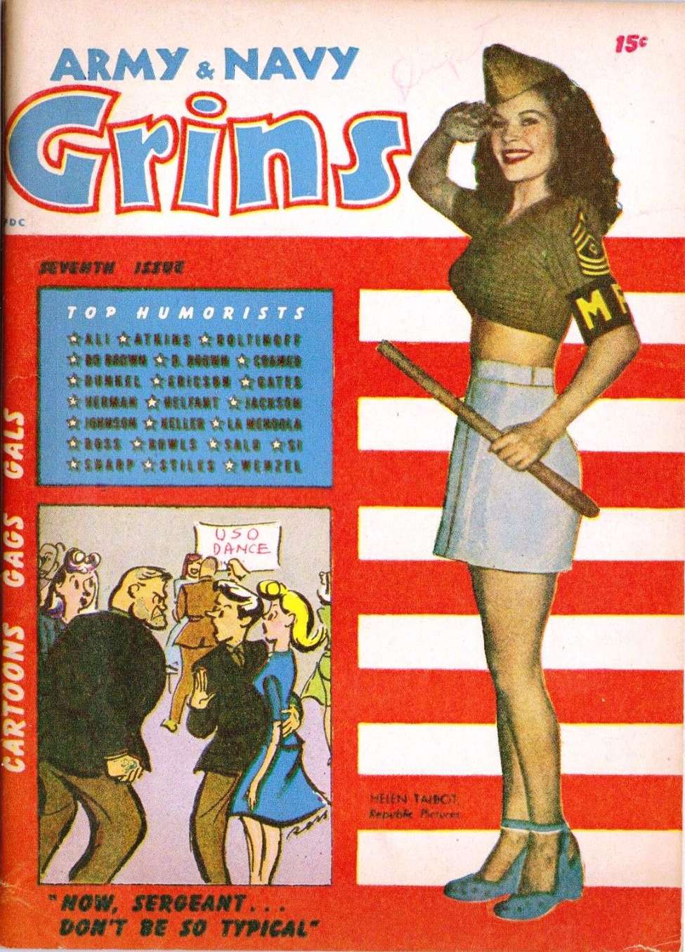 Book Cover For Army & Navy Grins 7