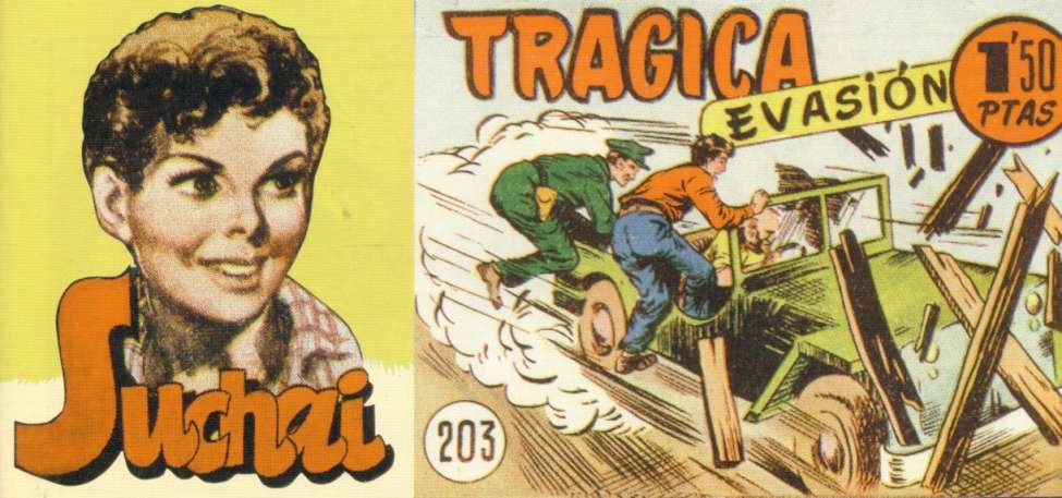 Comic Book Cover For Suchai 203 - Trágica Evasión