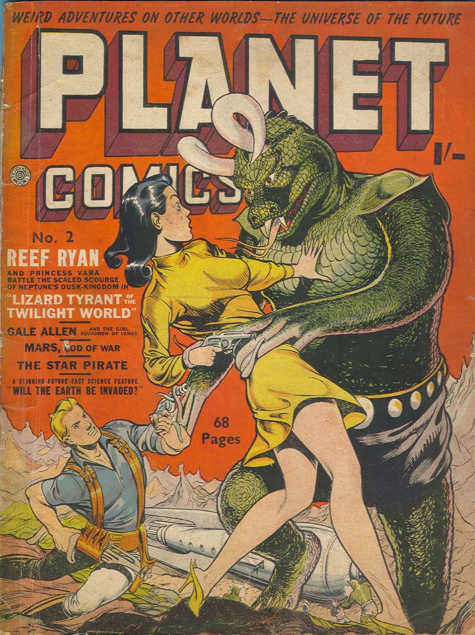 Book Cover For Planet Comics 2