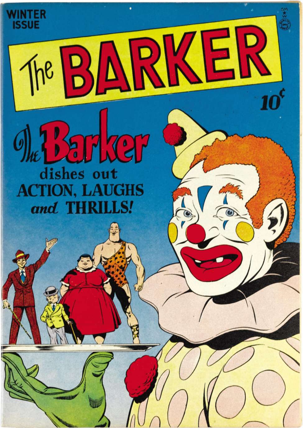 Comic Book Cover For The Barker 2