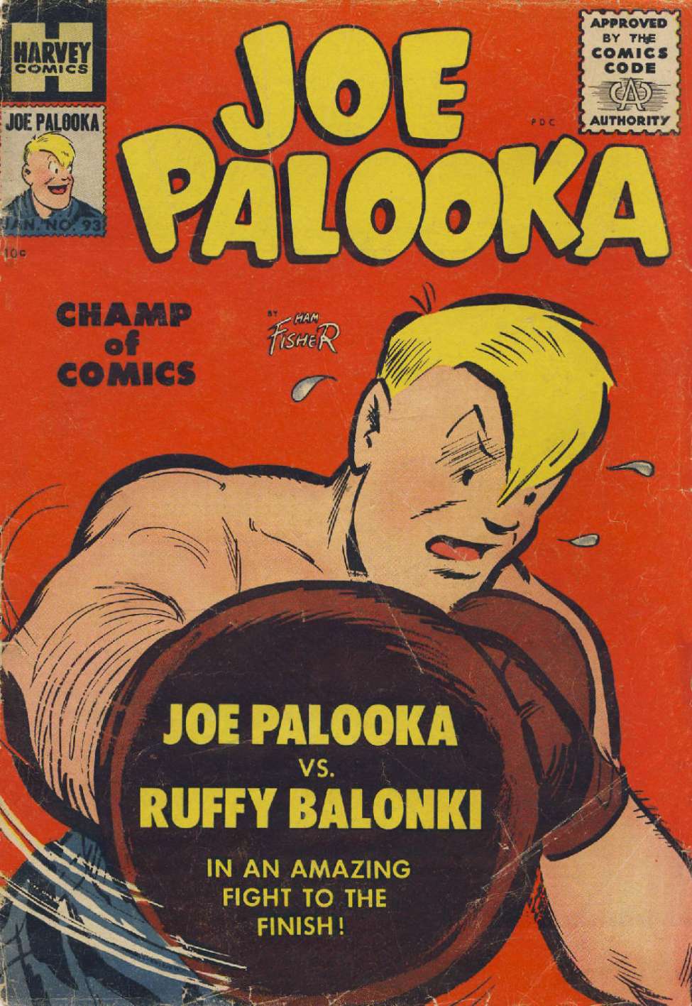 Book Cover For Joe Palooka Comics 93