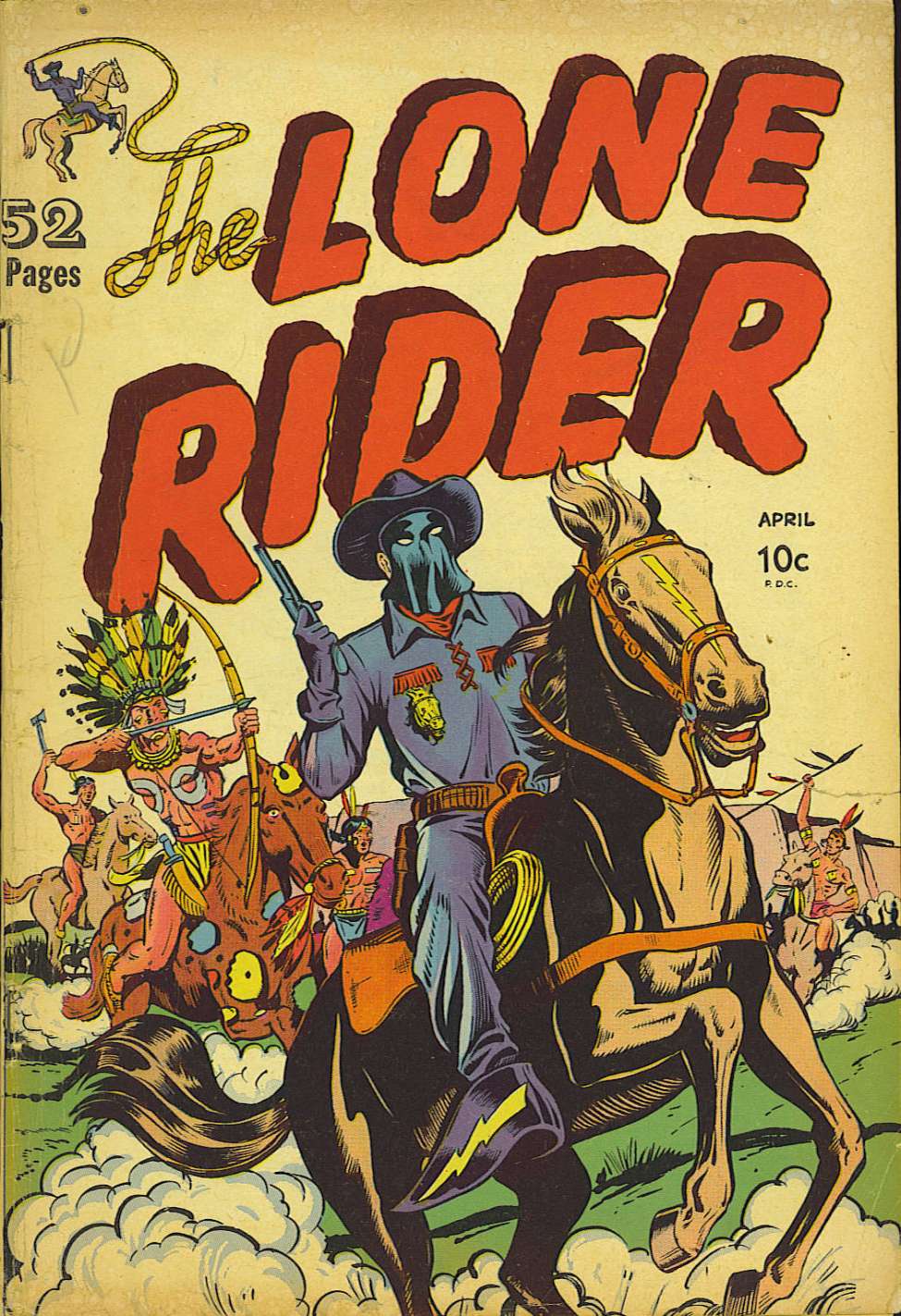 Comic Book Cover For The Lone Rider 1