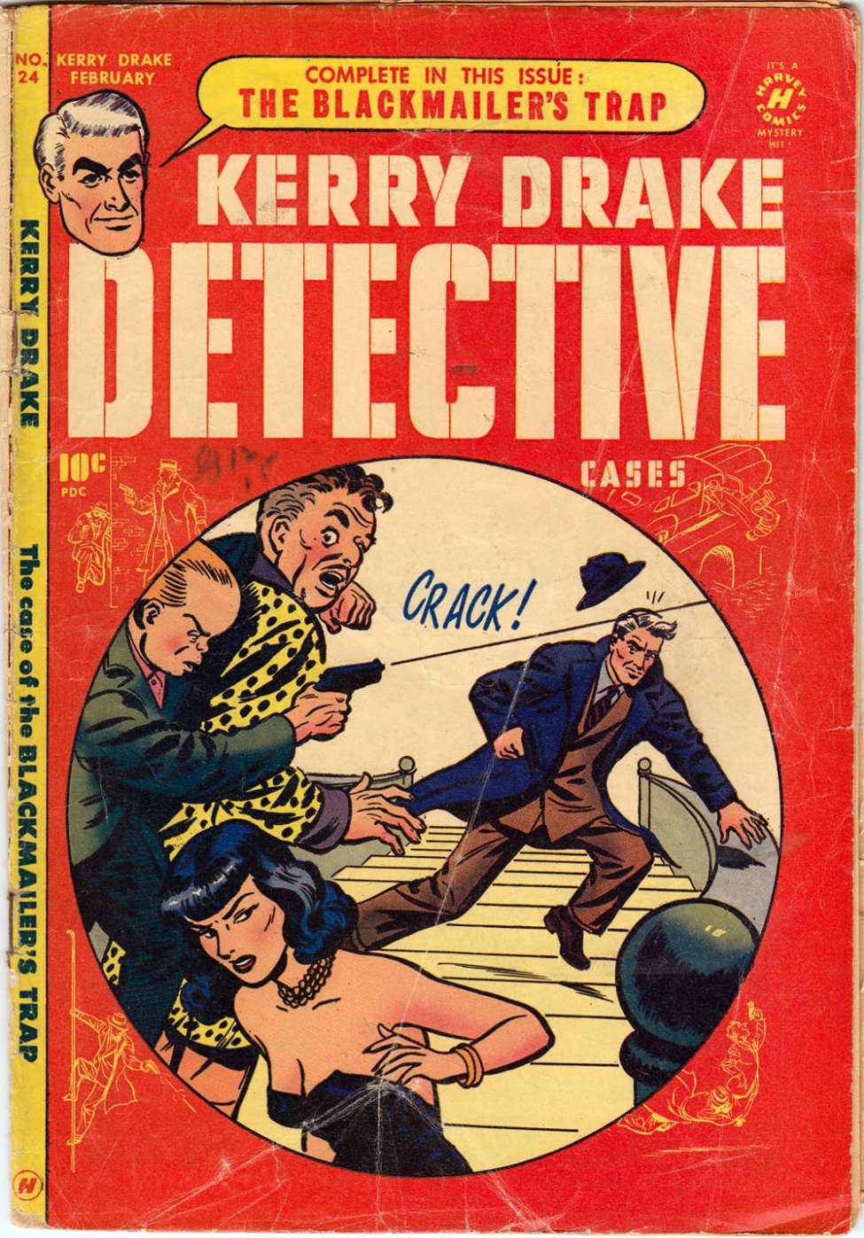 Comic Book Cover For Kerry Drake Detective Cases 24