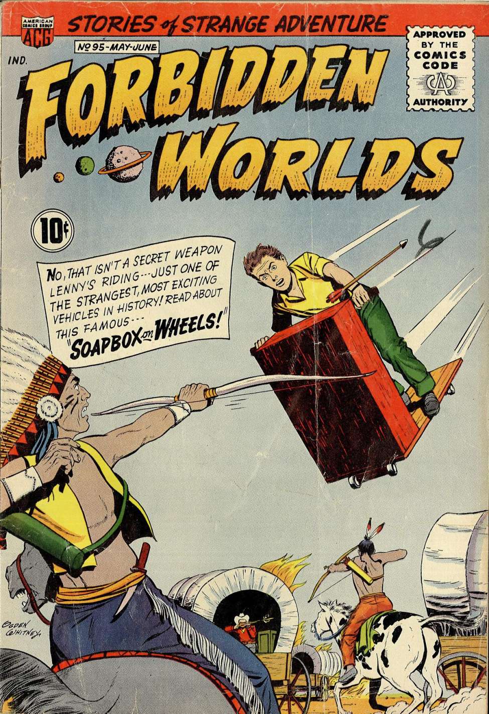 Comic Book Cover For Forbidden Worlds 95