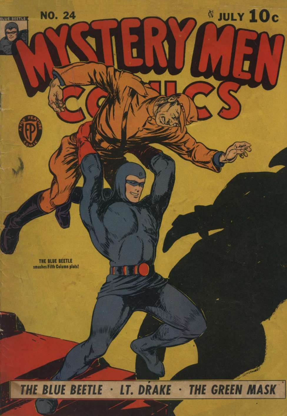 Comic Book Cover For Mystery Men Comics 24