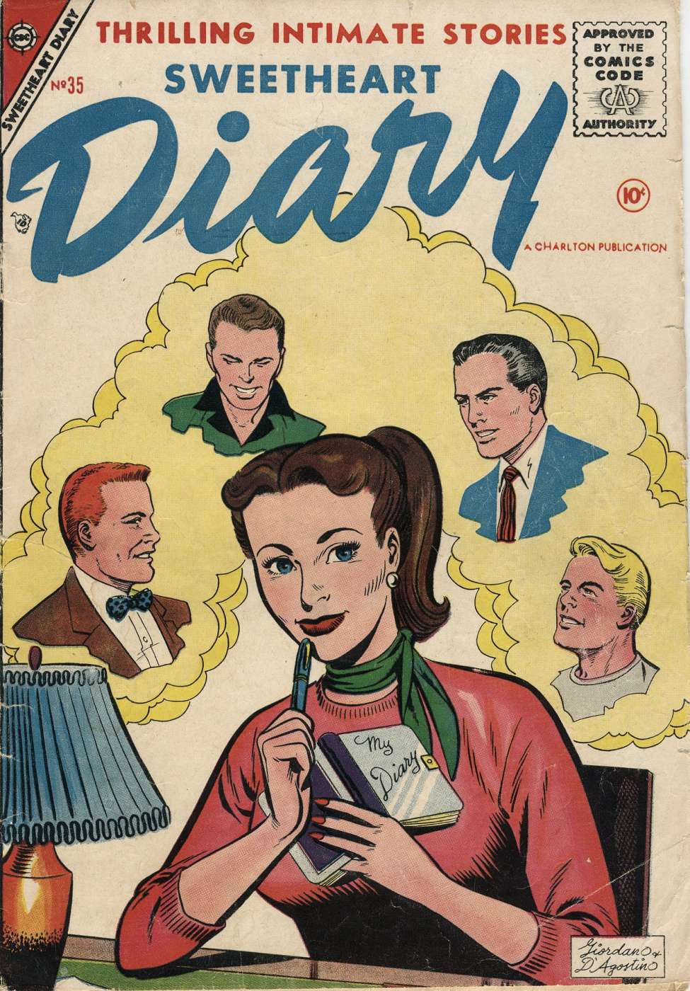Book Cover For Sweetheart Diary 35