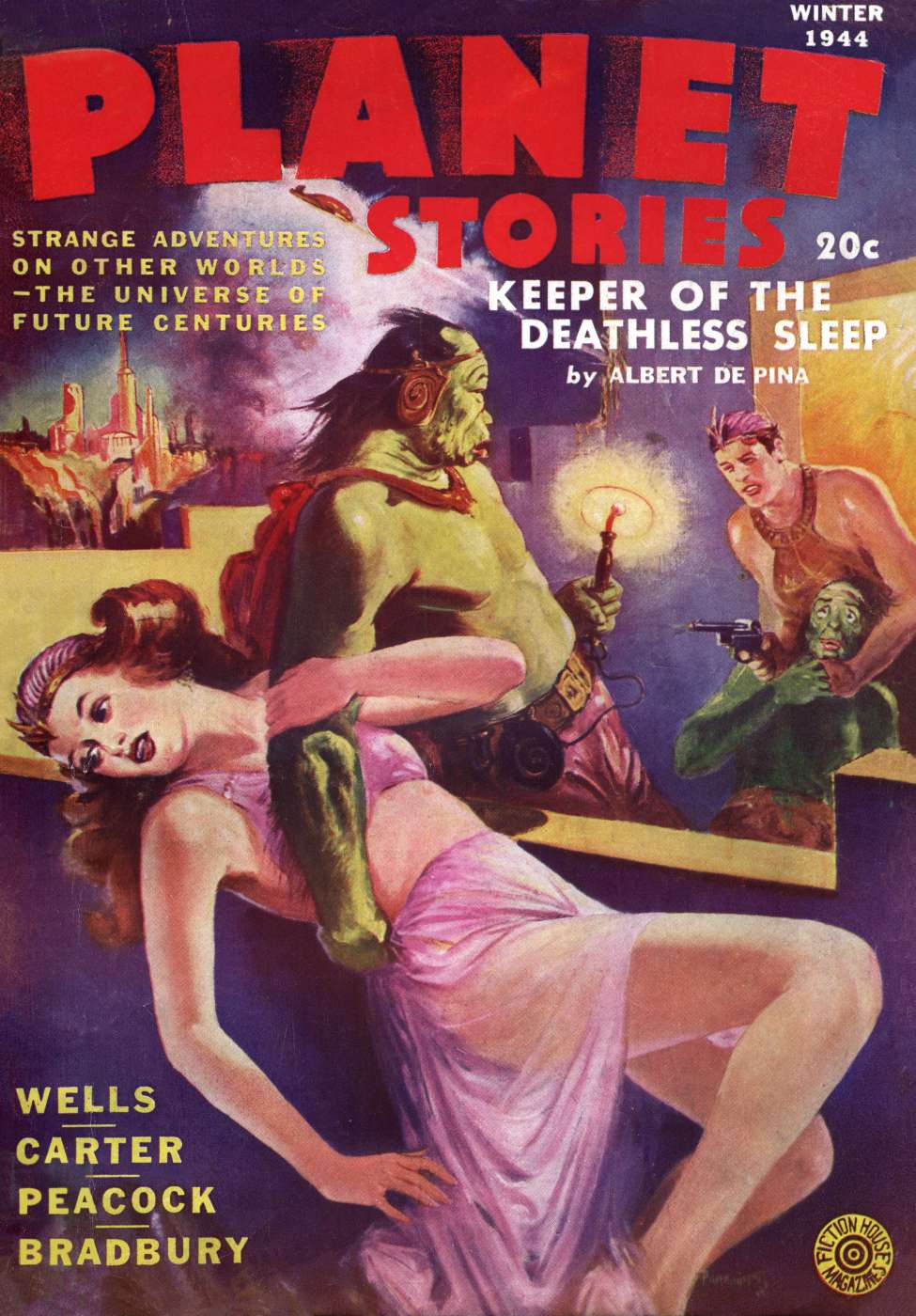 Comic Book Cover For Planet Stories v2 9 - Keeper of the Deathless Sleep - Albert dePina