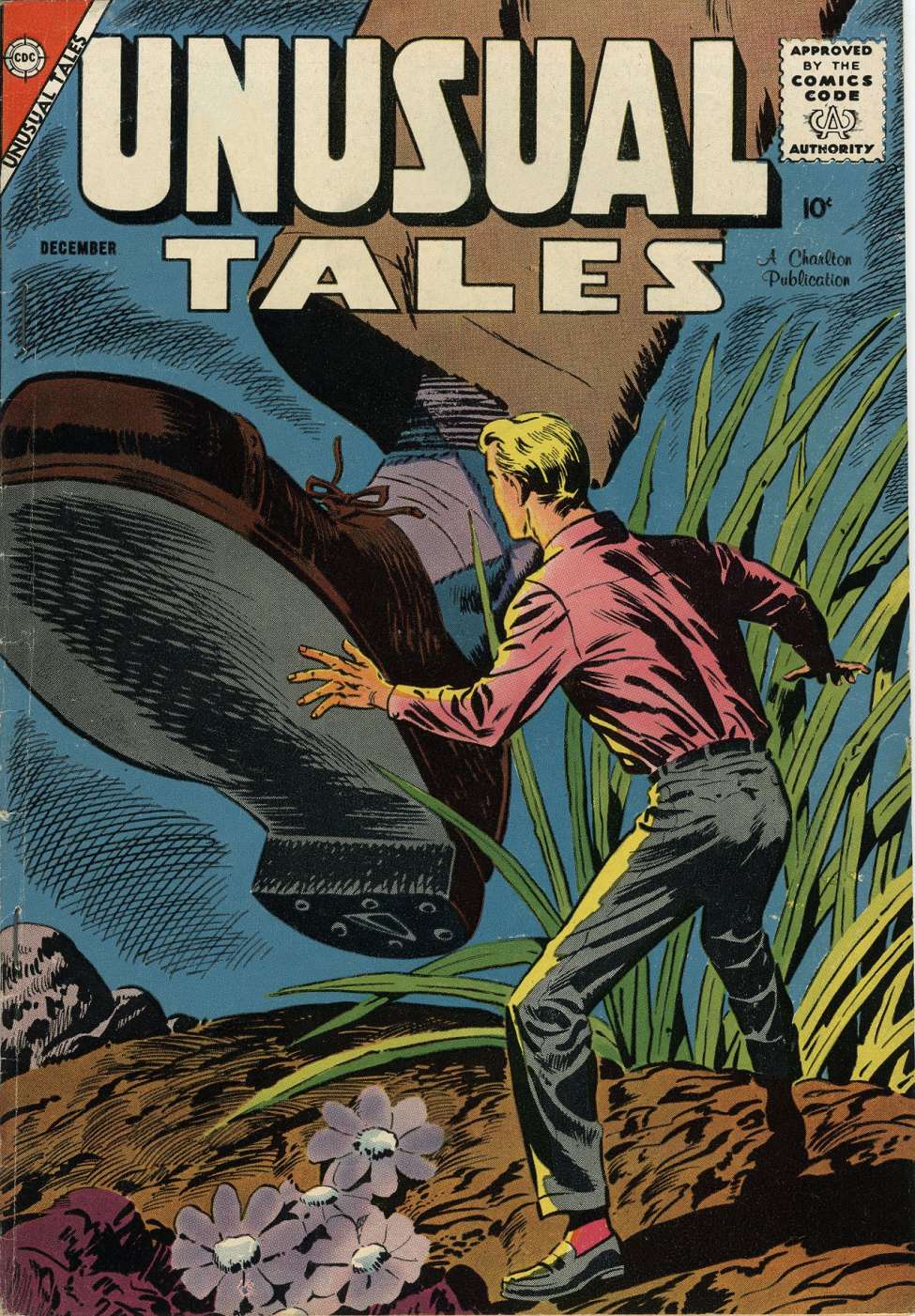Comic Book Cover For Unusual Tales 14