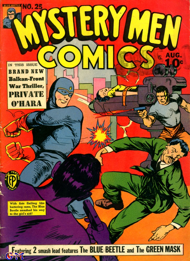 Comic Book Cover For Mystery Men Comics 25