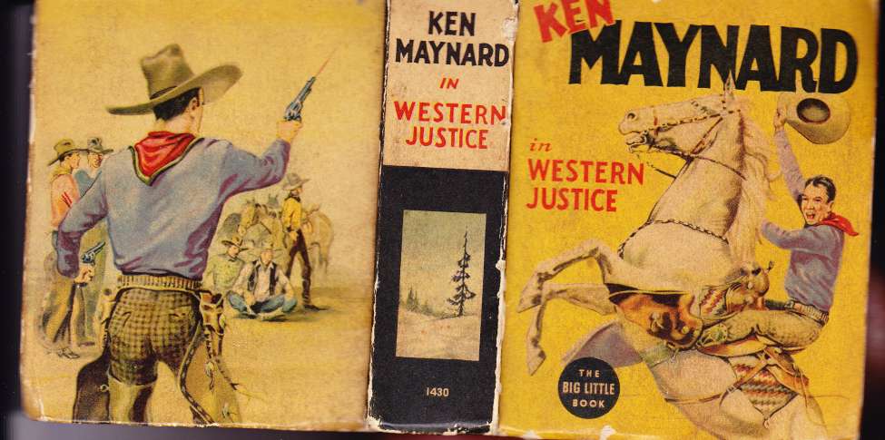 Comic Book Cover For Ken Maynard In Western Justice - Part 2 Of 3