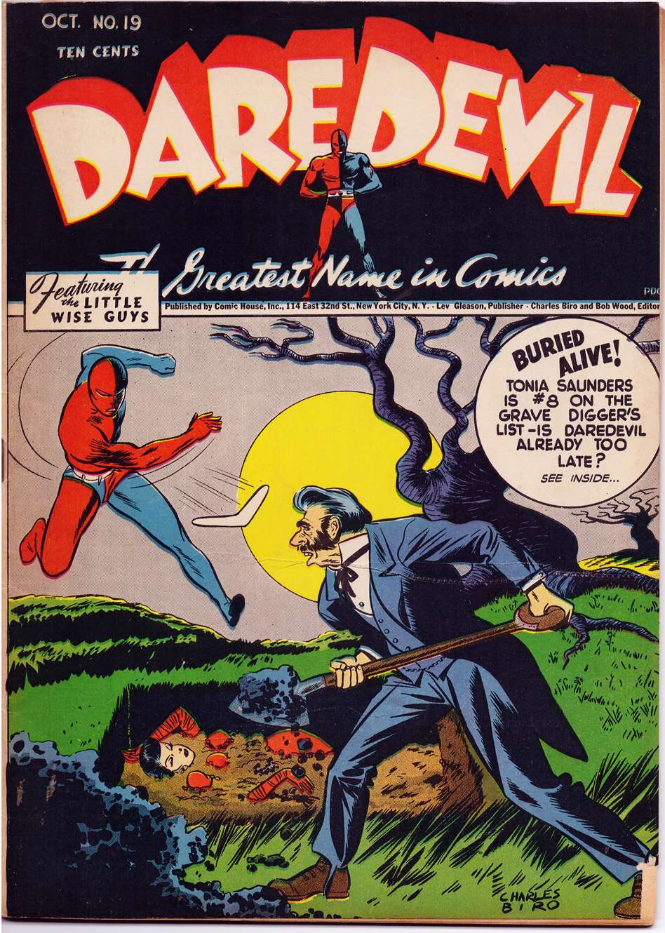 Comic Book Cover For Daredevil Comics 19 - Version 1