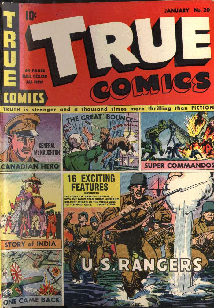 Book Cover For True Comics 20 - Version 1