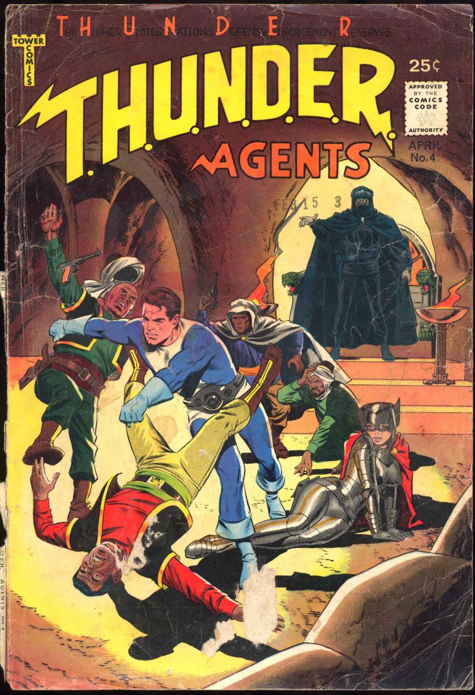 Comic Book Cover For T.H.U.N.D.E.R. Agents 4