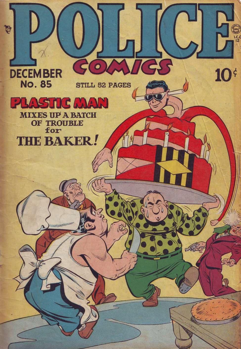 Comic Book Cover For Police Comics 85