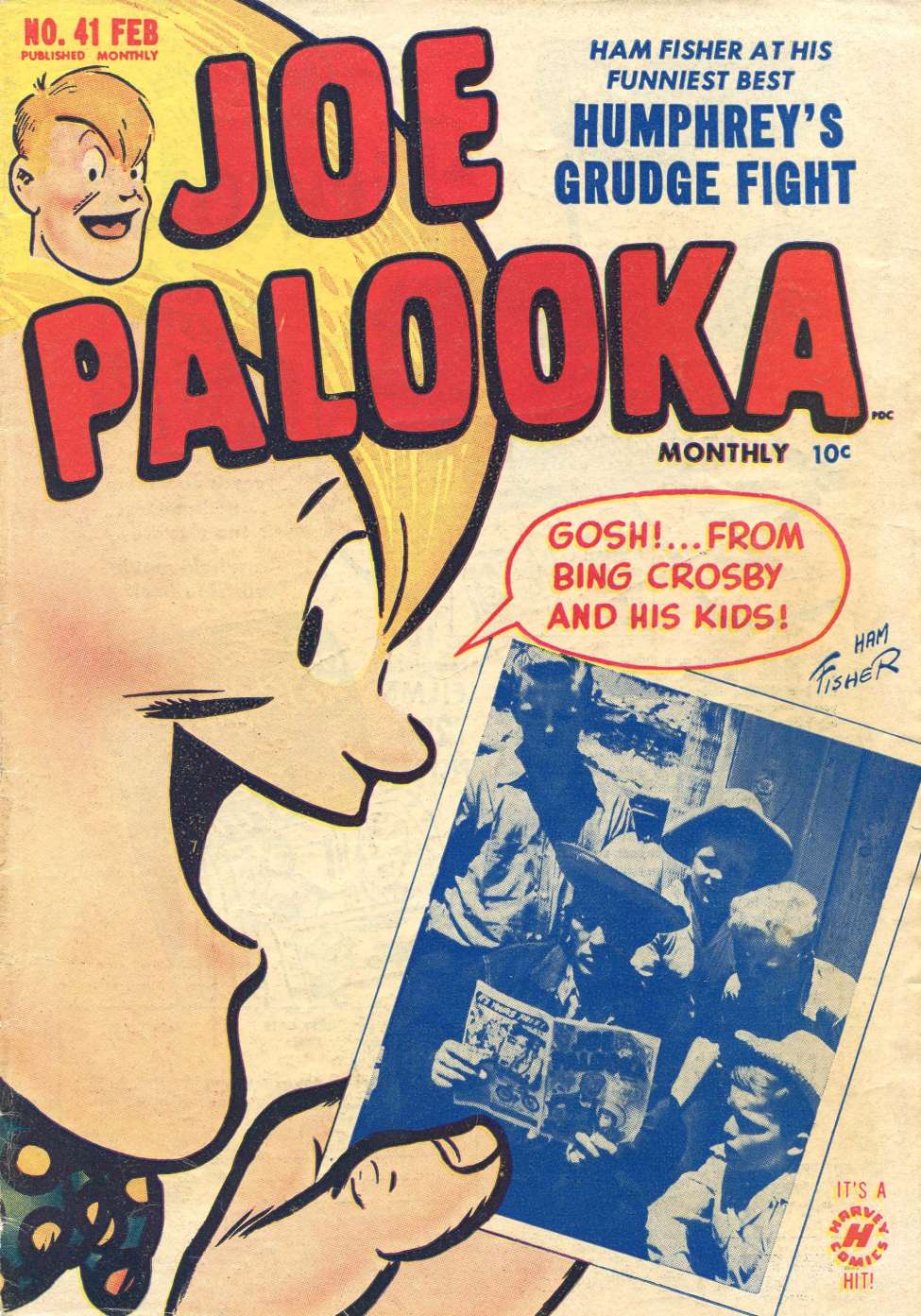 Comic Book Cover For Joe Palooka Comics 41