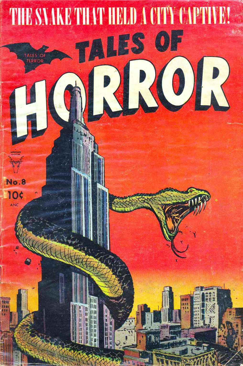 Comic Book Cover For Tales of Horror 8