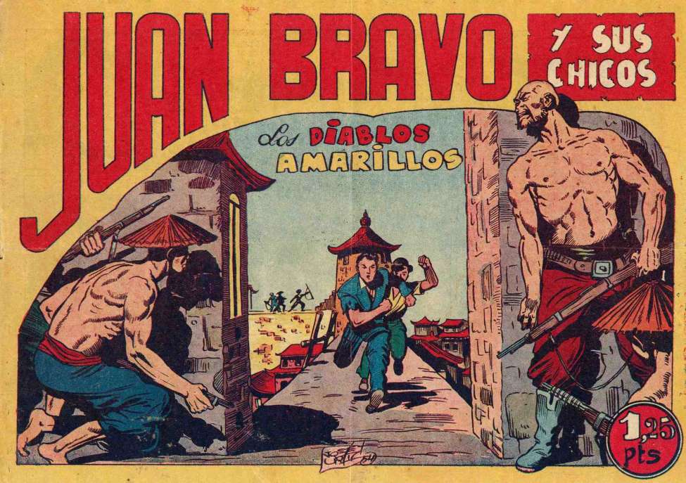 Comic Book Cover For Juan Bravo 33 - Los Diablos Amarillos