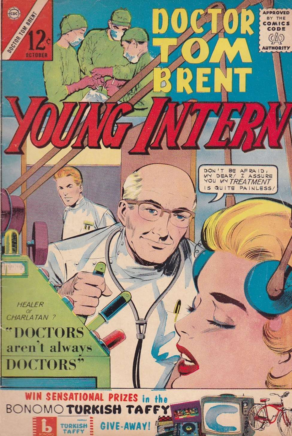 Comic Book Cover For Doctor Tom Brent, Young Intern 5