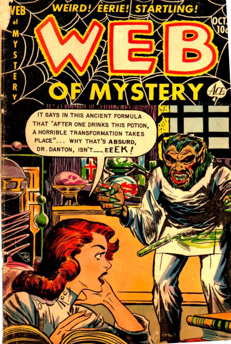 Book Cover For Web of Mystery 14