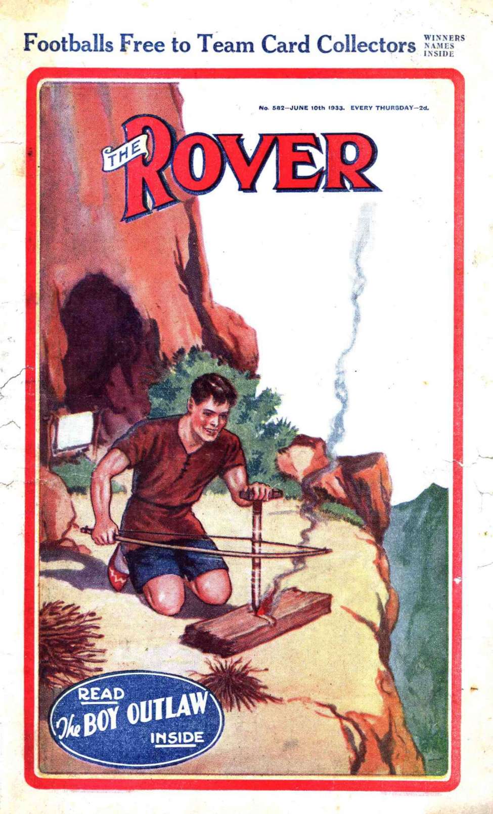 Comic Book Cover For The Rover 582