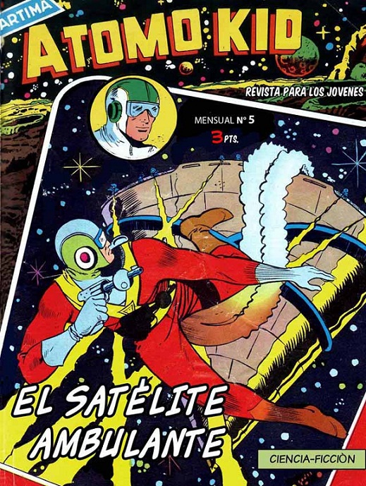 Comic Book Cover For Atomo Kid 5 El satélite ambulante