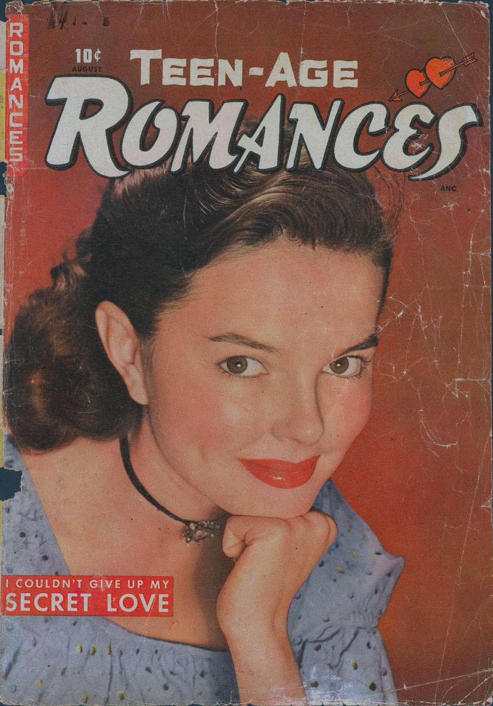 Comic Book Cover For Teen-Age Romances 4