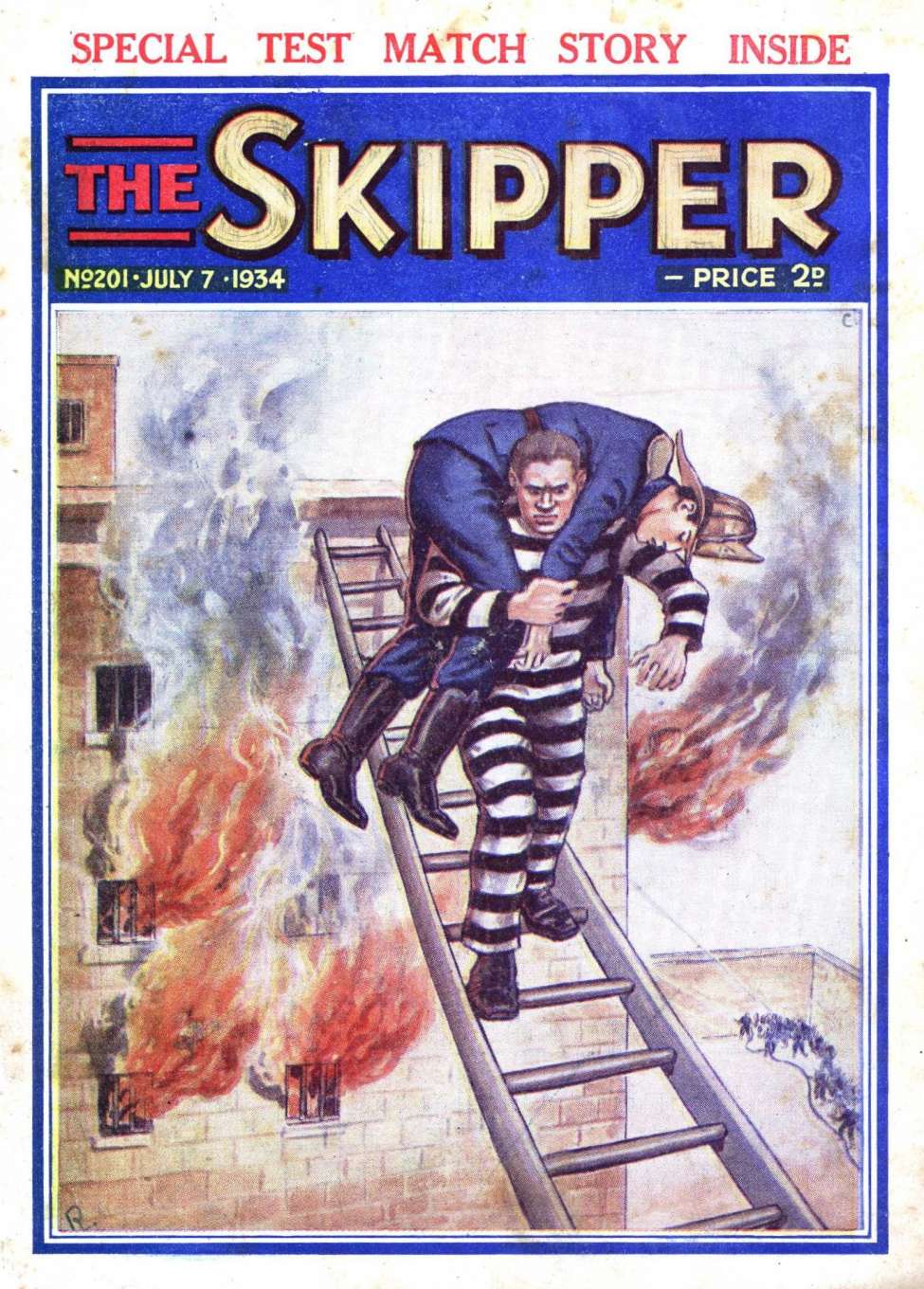 Comic Book Cover For The Skipper 201