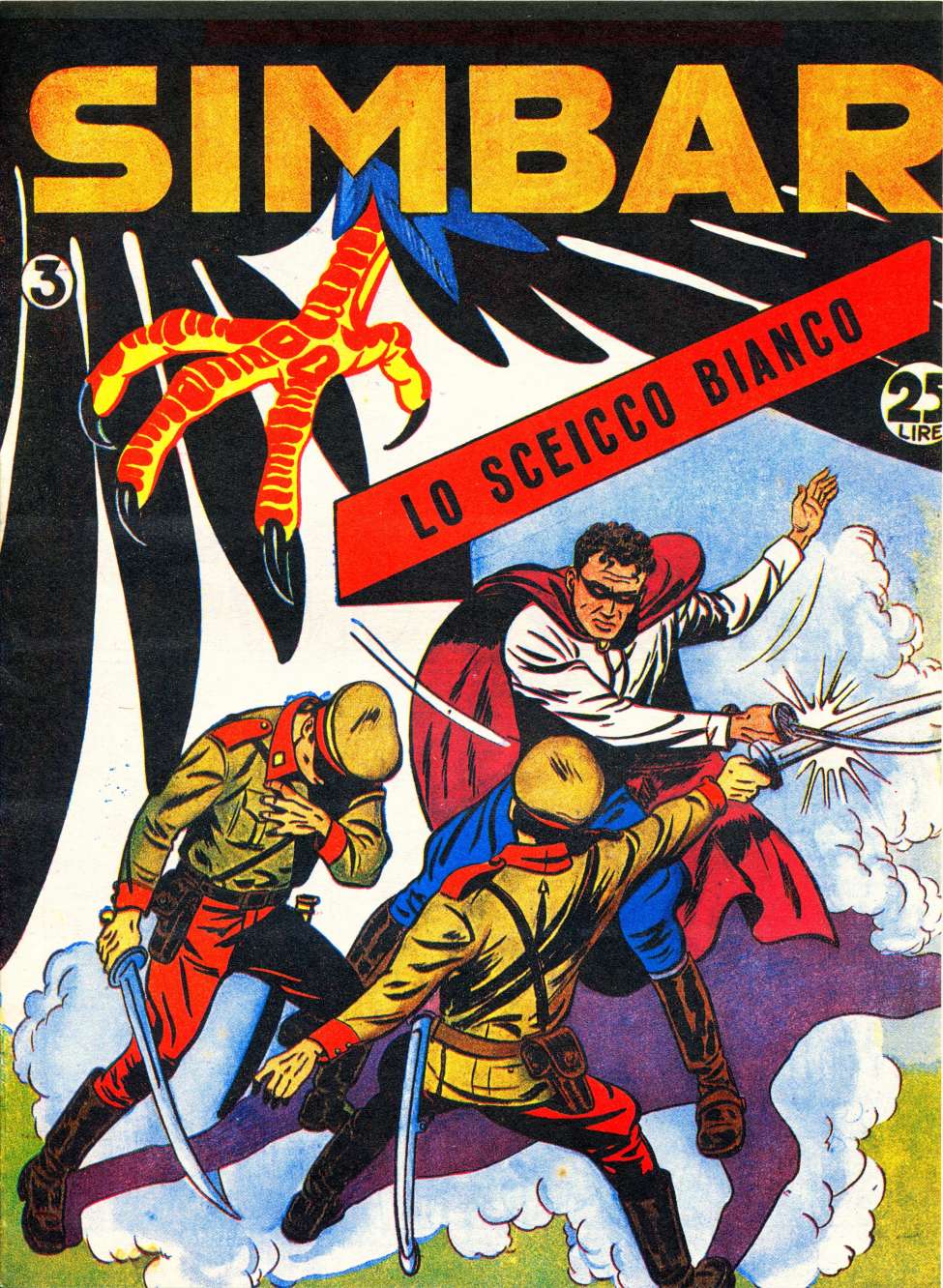 Comic Book Cover For Simbar 3 - Lo Sceicco Bianco