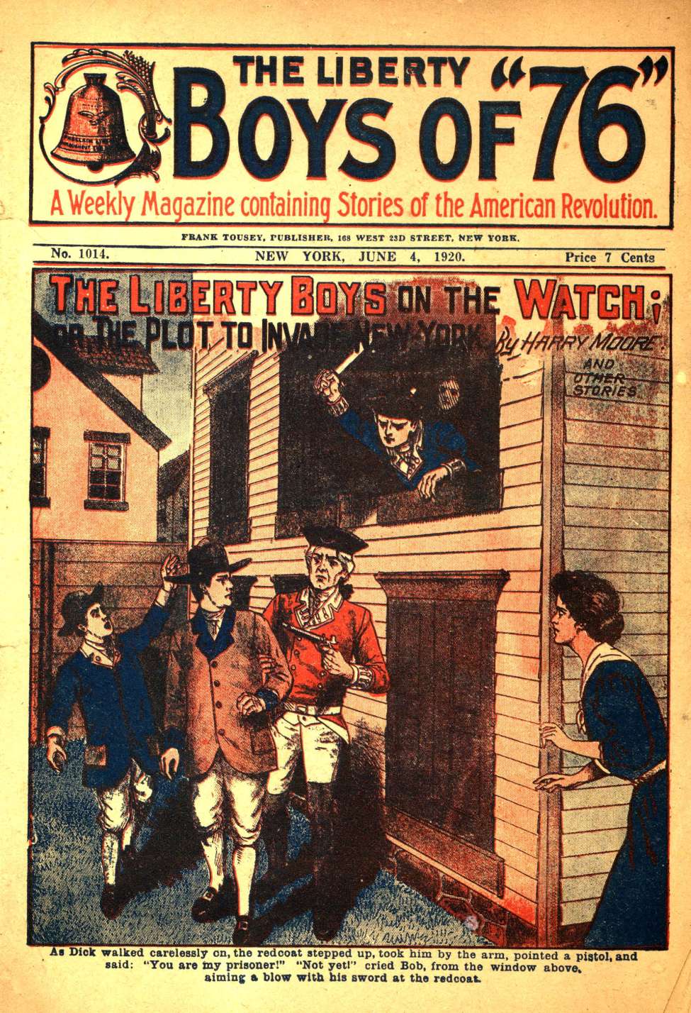 Book Cover For The Liberty Boys of 76 1014 - The Liberty Boys on the Watch