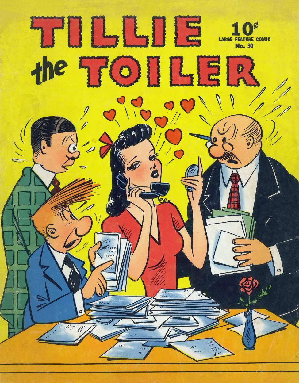 Book Cover For Large Feature Comic v1 30 - Tillie the Toiler