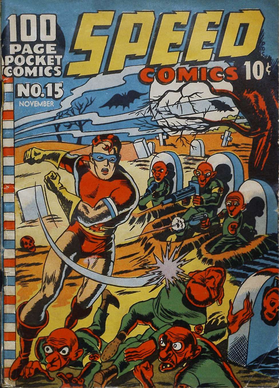 Comic Book Cover For Speed Comics 15