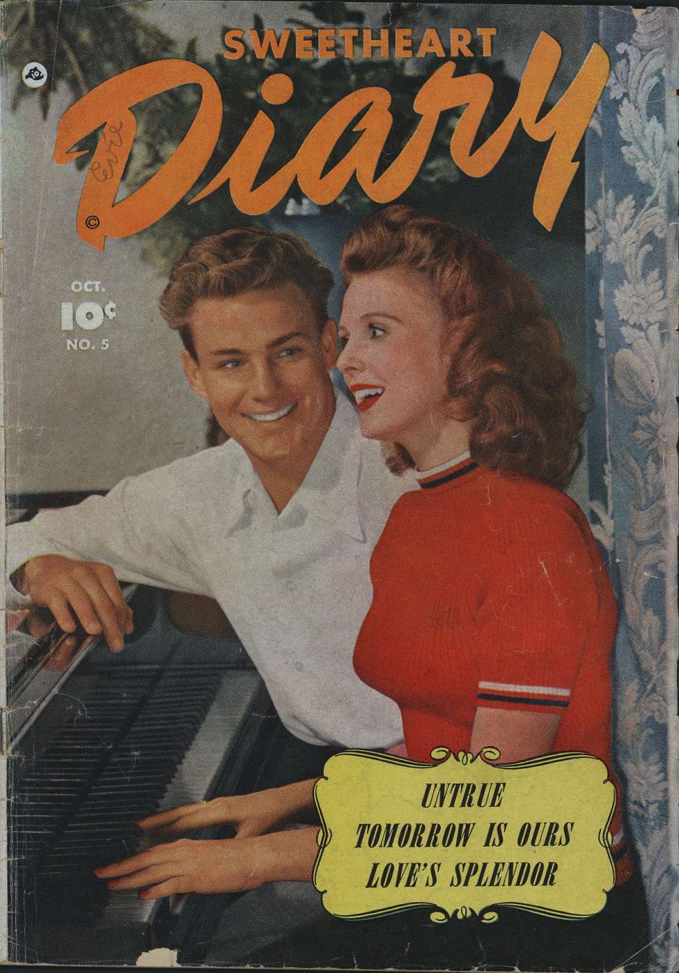 Comic Book Cover For Sweetheart Diary 5