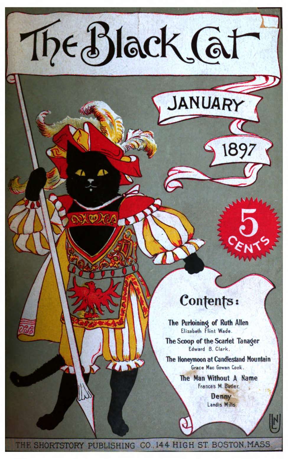 Comic Book Cover For The Black Cat v2 4 - The Purloining of Ruth Allen - Elizabeth Flint Wade