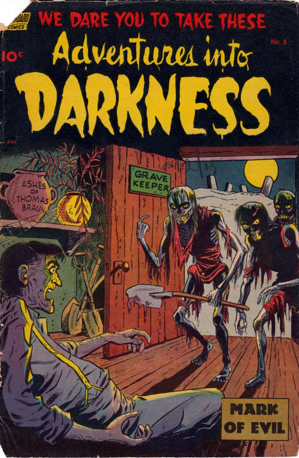 Book Cover For Adventures into Darkness 8