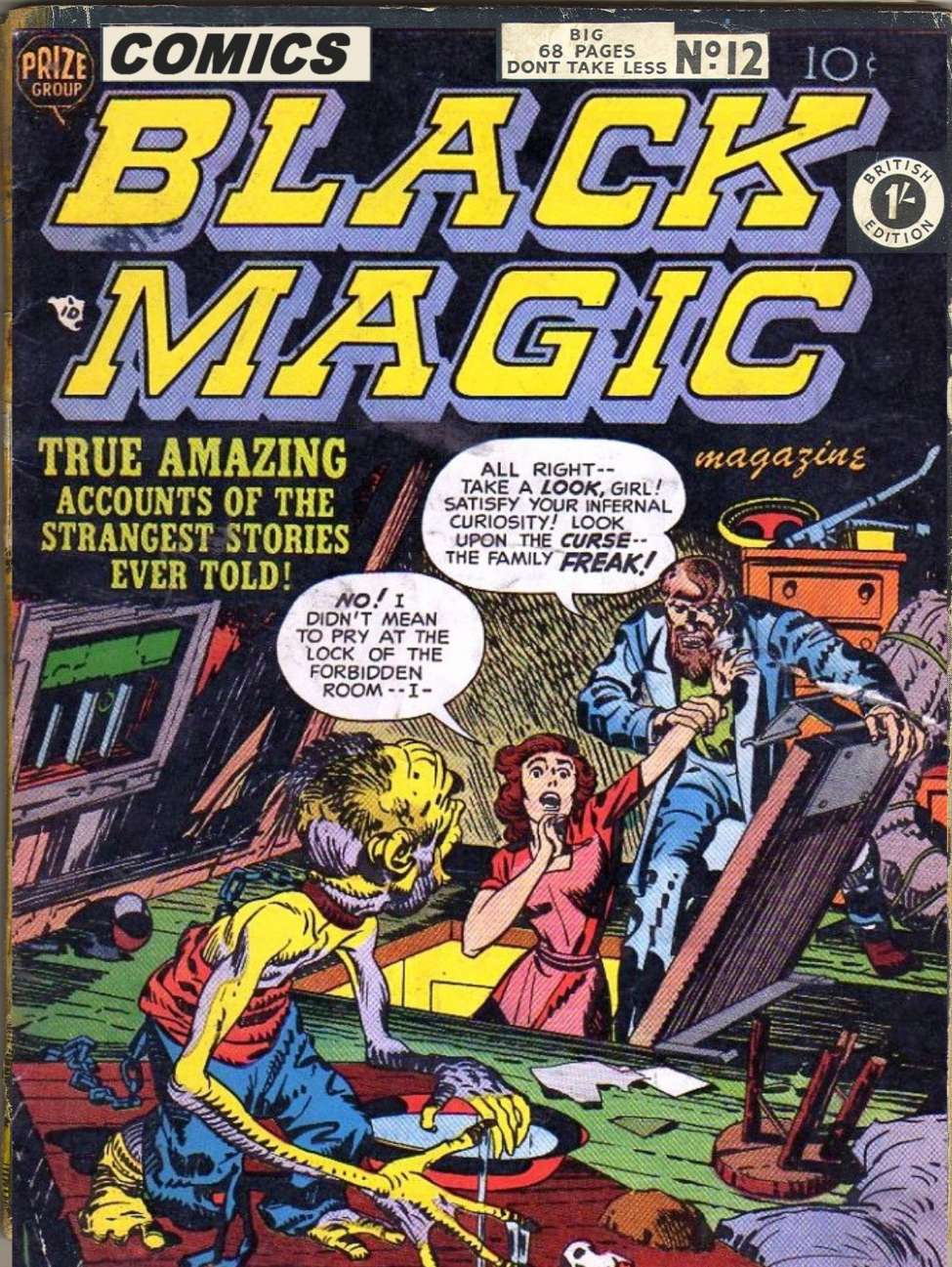 Comic Book Cover For Black Magic 12
