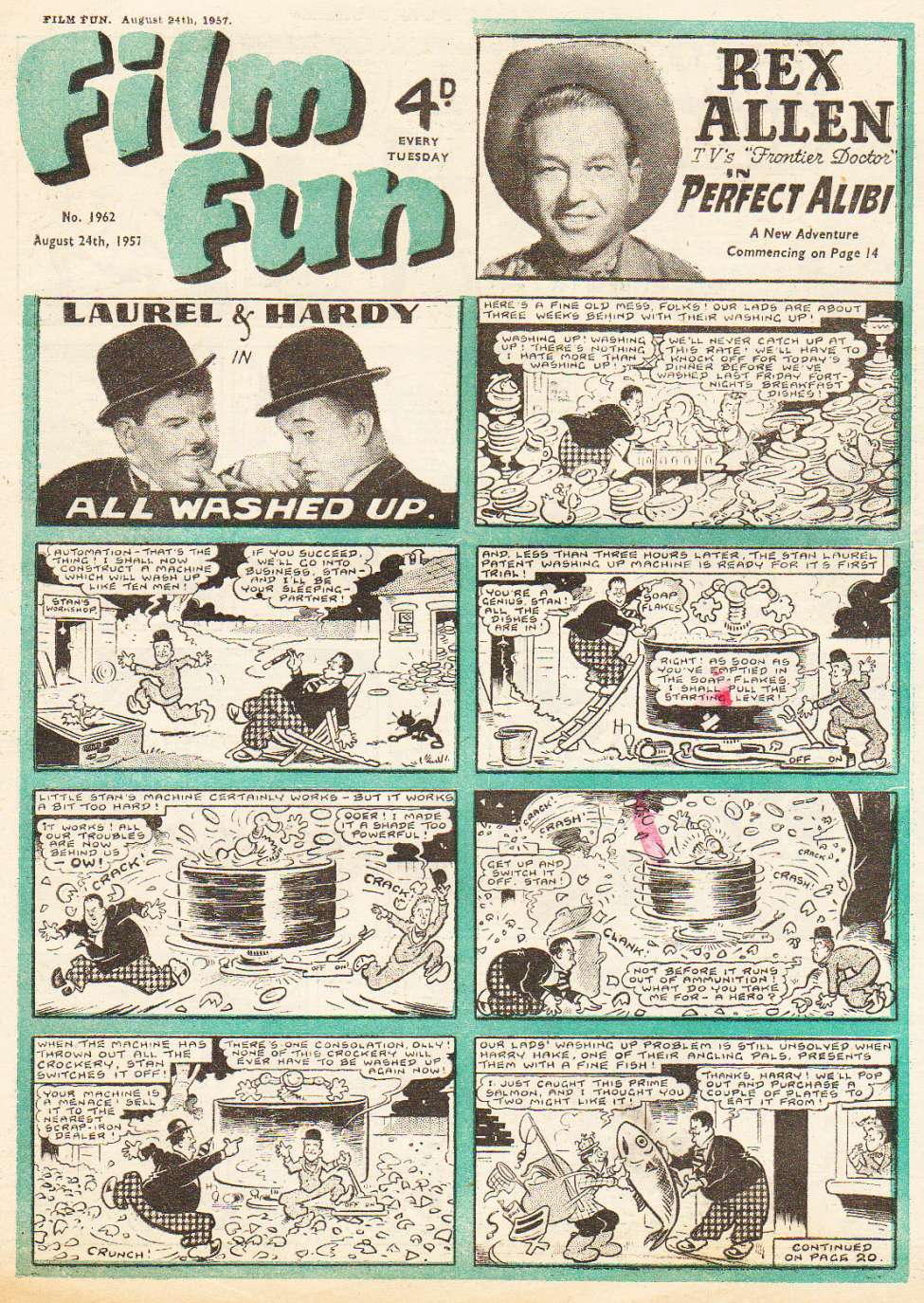 Comic Book Cover For Film Fun 1962