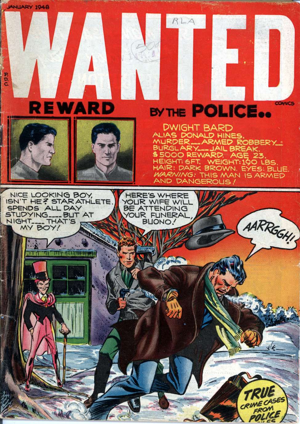 Comic Book Cover For Wanted Comics 11