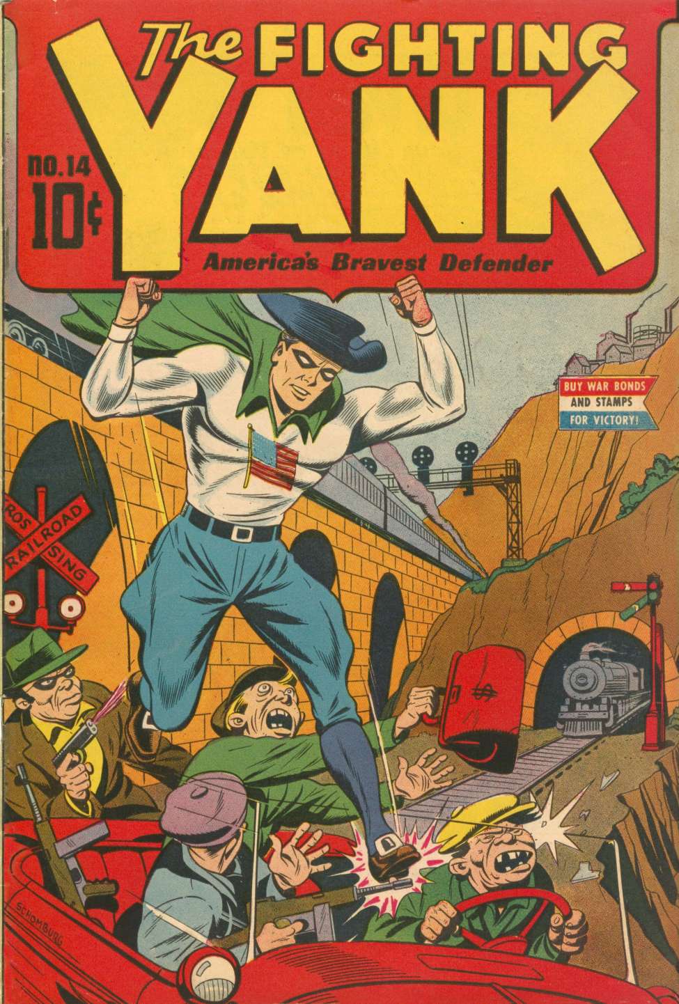 Book Cover For The Fighting Yank 14 - Version 2