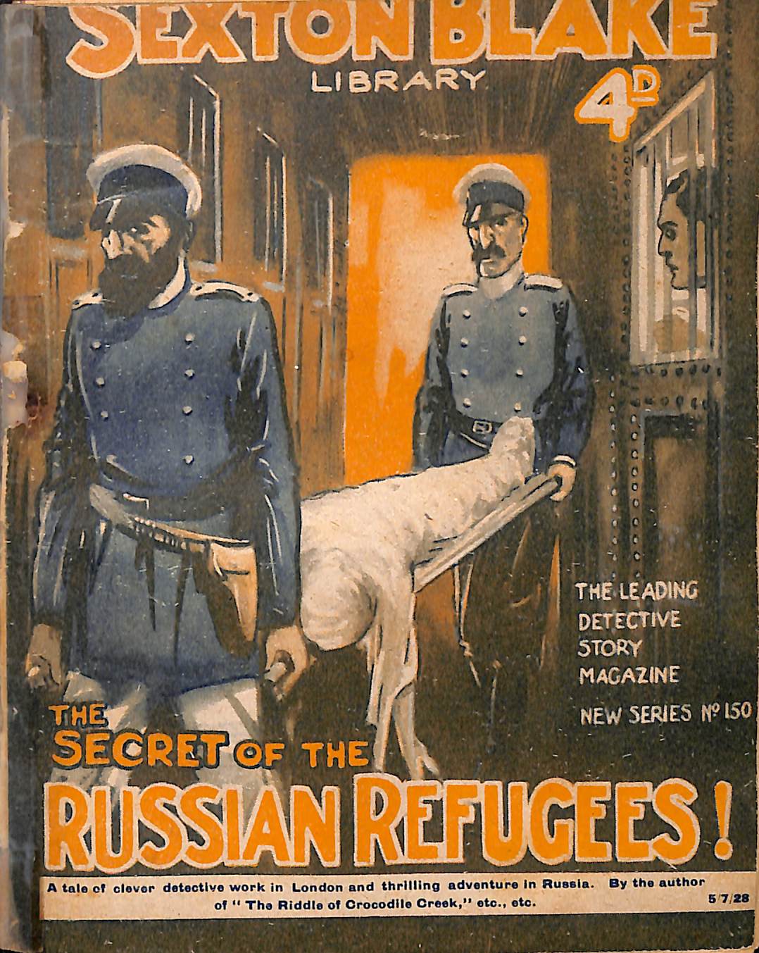Book Cover For Sexton Blake Library S2 150 - The Secret of the Russian Refugees
