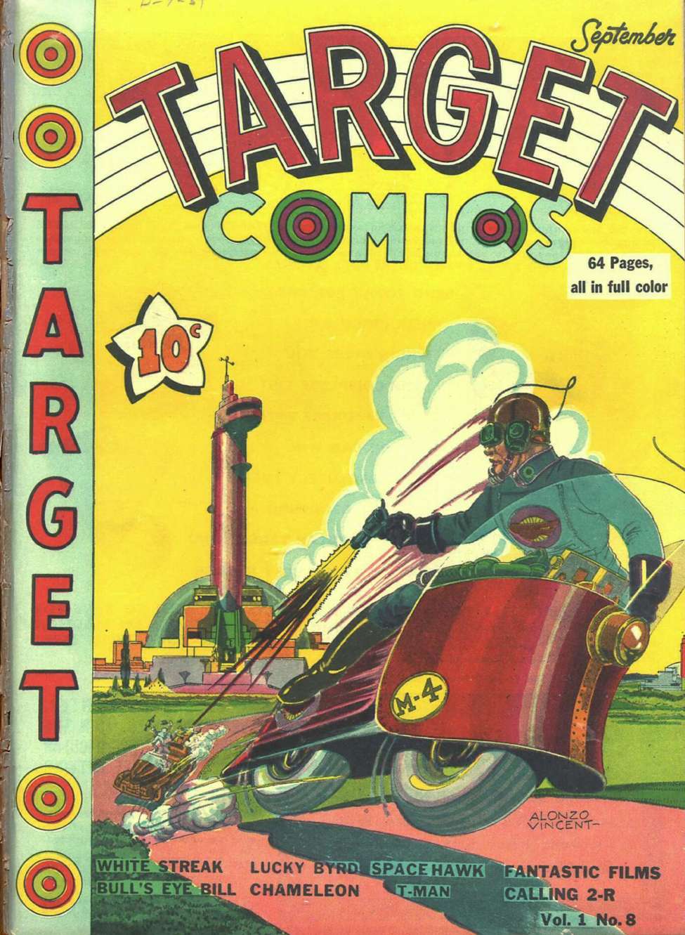 Book Cover For Target Comics v1 8