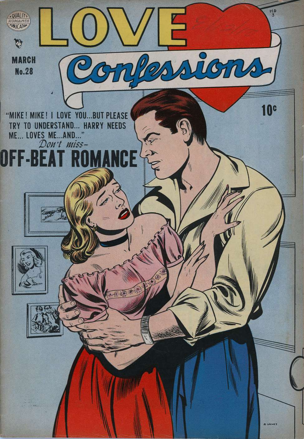 Comic Book Cover For Love Confessions 28