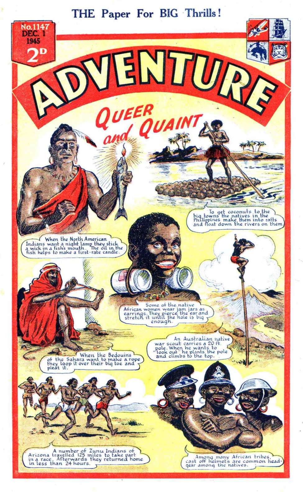 Comic Book Cover For Adventure 1147