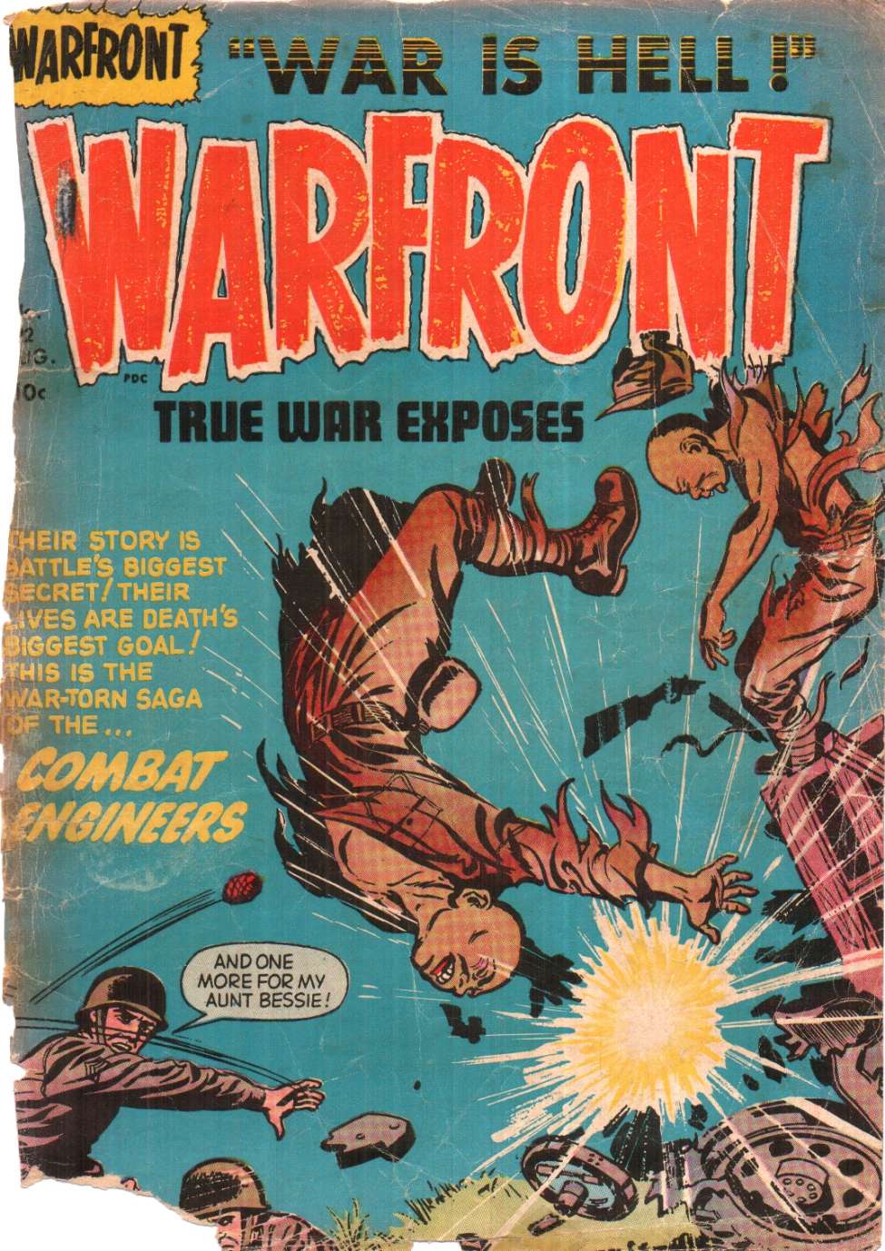 Comic Book Cover For Warfront 22