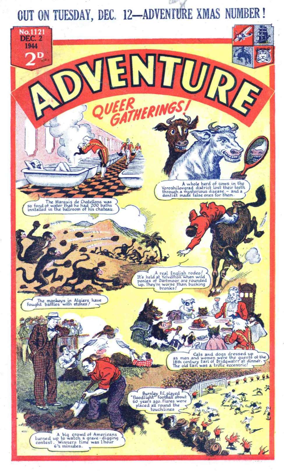 Comic Book Cover For Adventure 1121