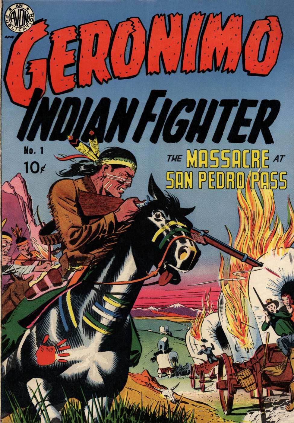 Comic Book Cover For Geronimo 1 - Indian Fighter