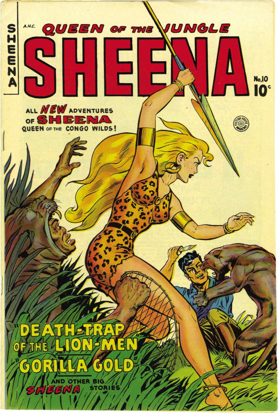 Comic Book Cover For Sheena, Queen of the Jungle 10 - Version 2