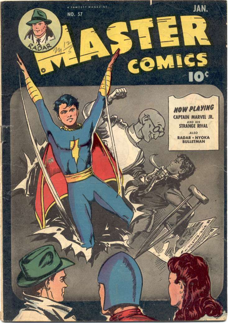 Comic Book Cover For Master Comics 57