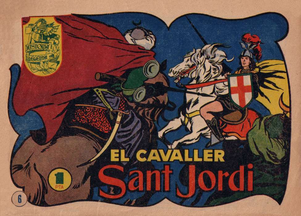 Comic Book Cover For Història i llegenda 6 - El cavaller Sant Jordi
