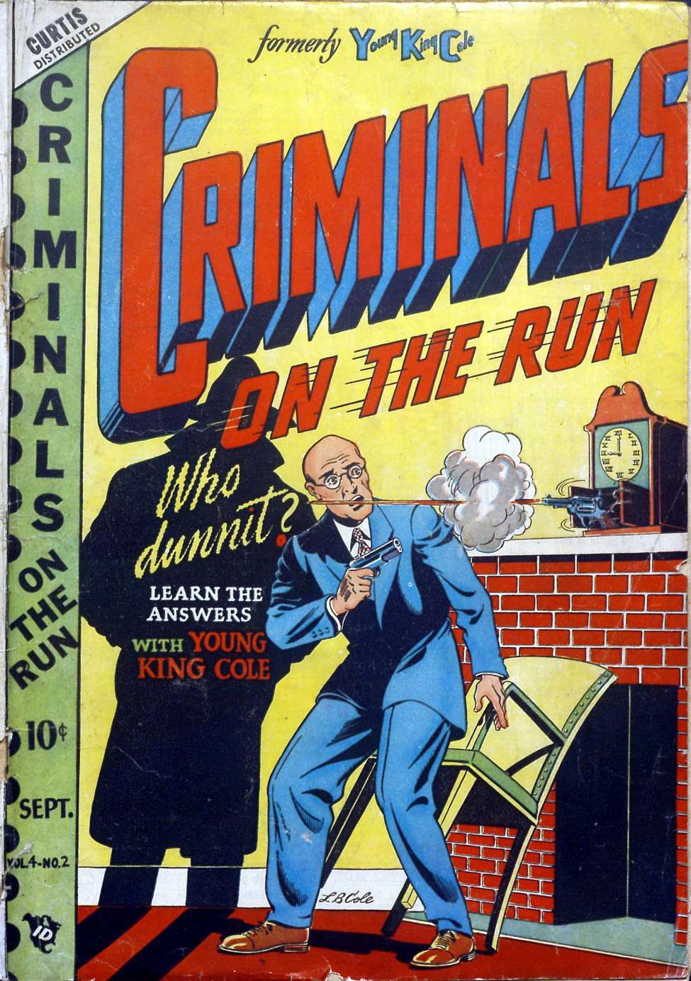Comic Book Cover For Criminals on the Run v4 2